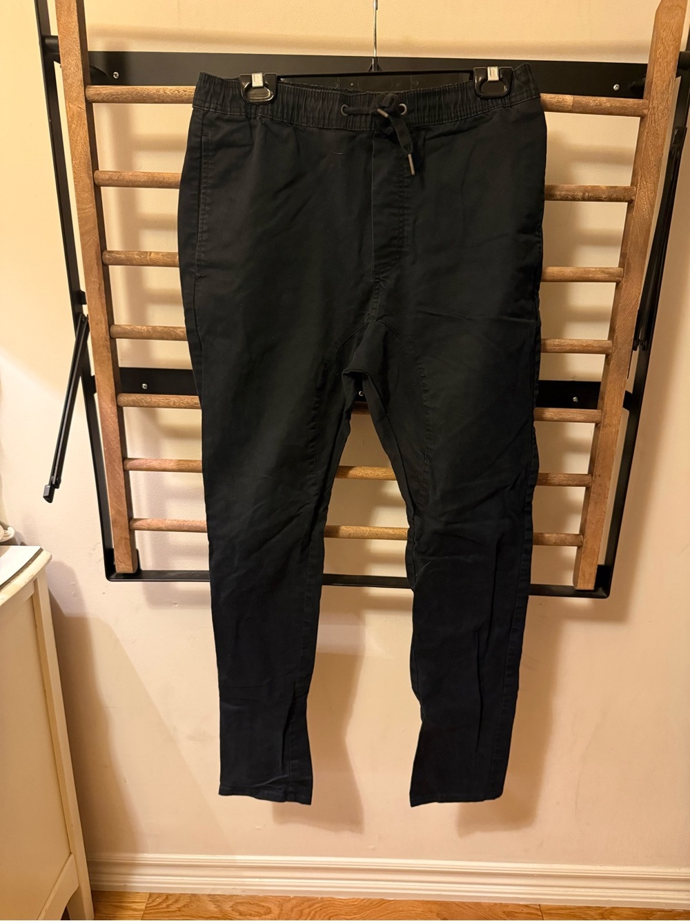 Zanerobe Black Drawstring Sureshot Pants